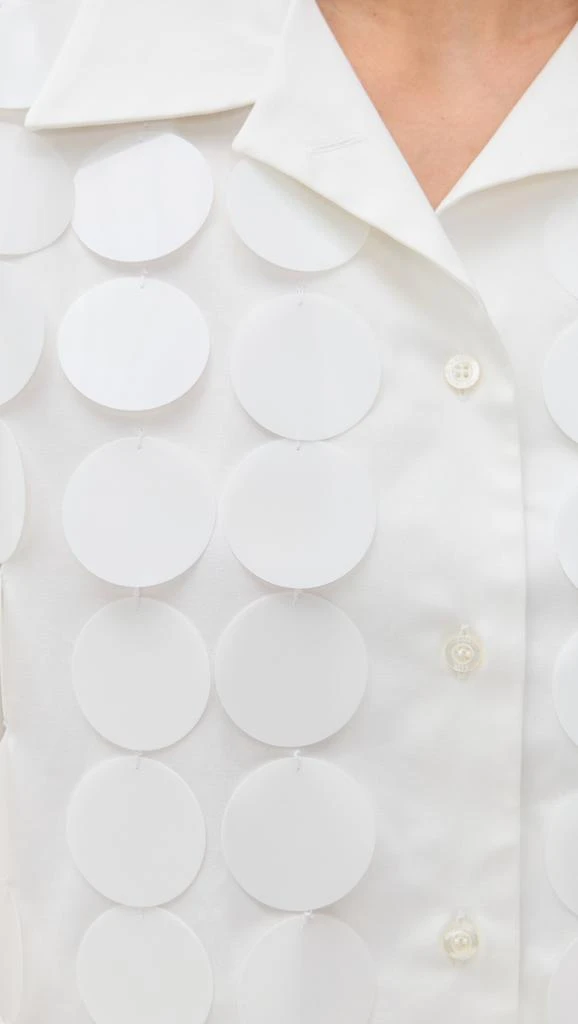 MSGM Paillettes Collar Blouse 5