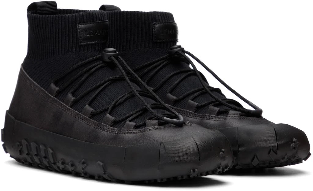 Lemaire Black Vibram Wrap On Sneakers 4