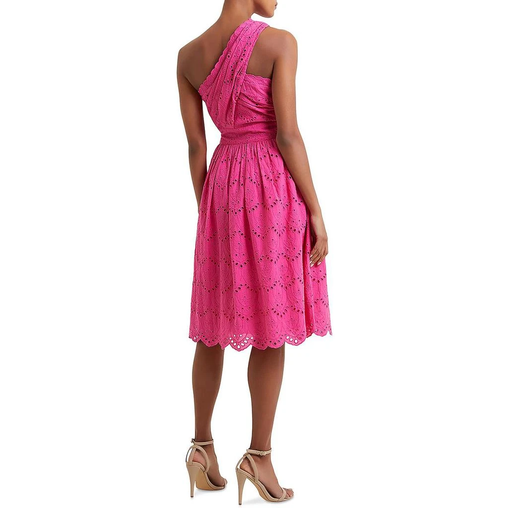 French Connection Appelona Womens One Shoulder Cutout Midi Dress 2