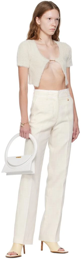 Jacquemus Off-White Le Chouchou 'Le Pantalon Ficelle' Trousers 4