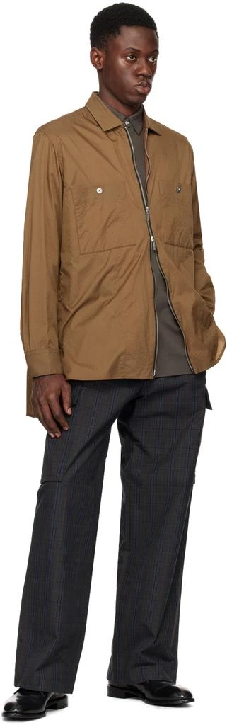 Omar Afridi Brown Patch Pocket Jacket 4