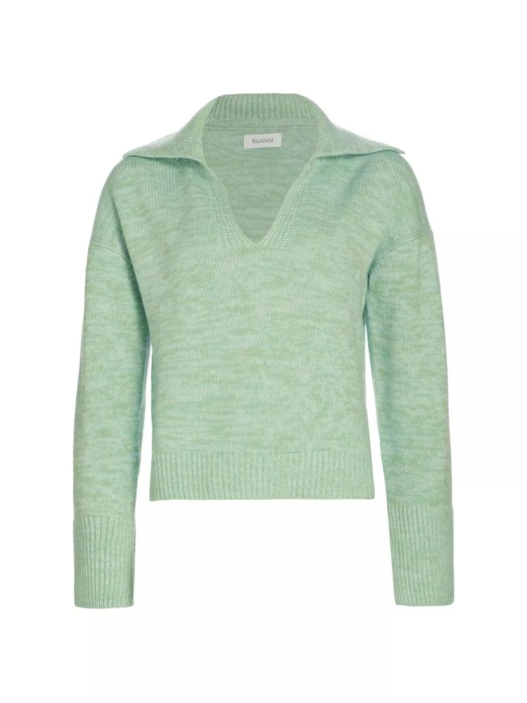 Naadam Wool & Cashmere V-Neck Sweater 1