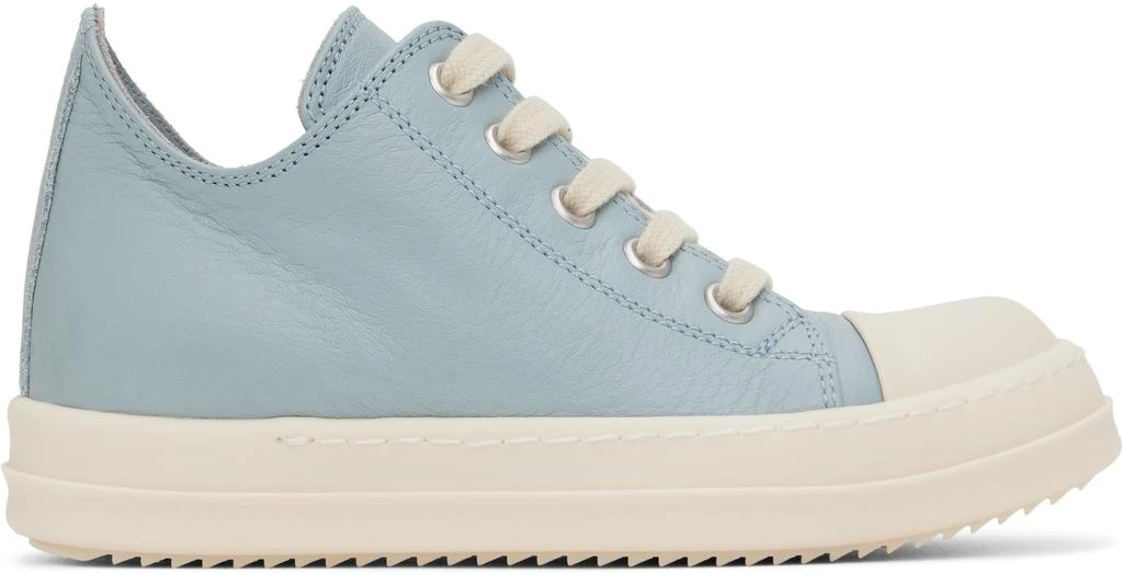 Rick Owens Kids Blue Porterville Low Sneaks Sneakers 1
