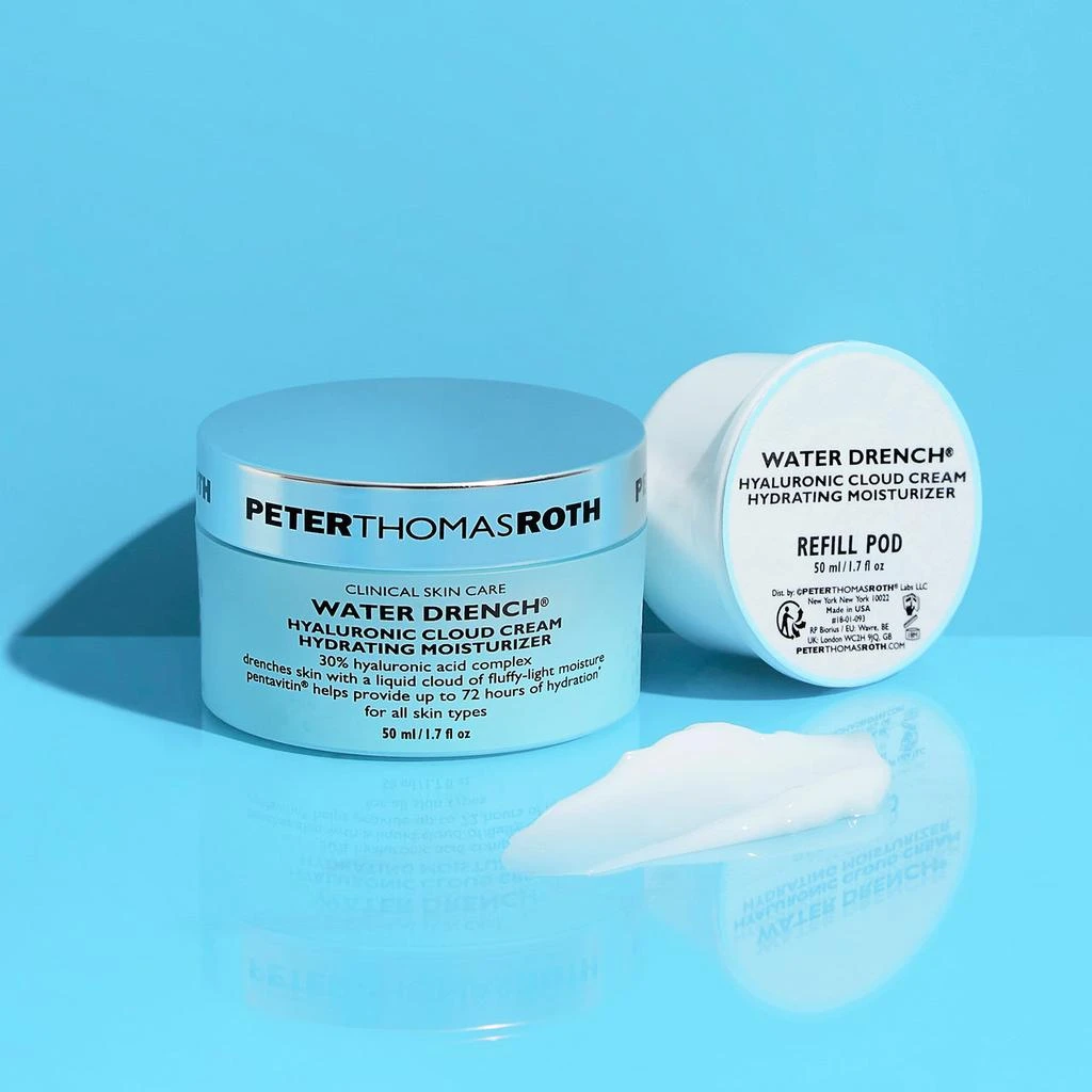 Peter Thomas Roth Water Drench Hyaluronic Cloud Cream Hydrating Moisturizer - Refill Pod, 1.7 fl oz 2