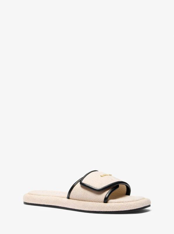 Michael Kors Suki Canvas Slide Sandal 1