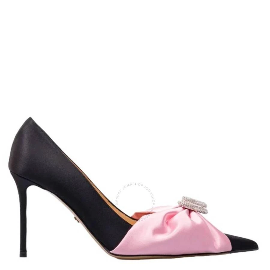 Mach & Mach Double Heart Satin Pumps 1