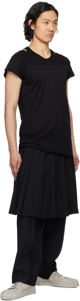 Julius Black Layered HS T-shirt 4