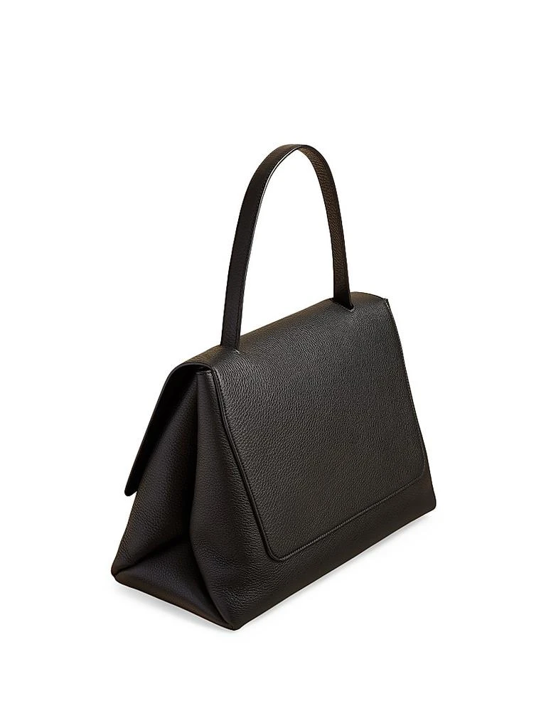 Shop Lia Large Pebbled Leather Top Handle Bag on Sale at
