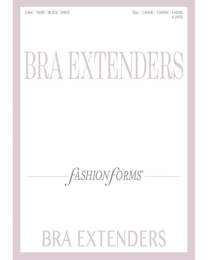 Fashion Focus 2-Hook Soft Back Bra Extenders, Set of 6