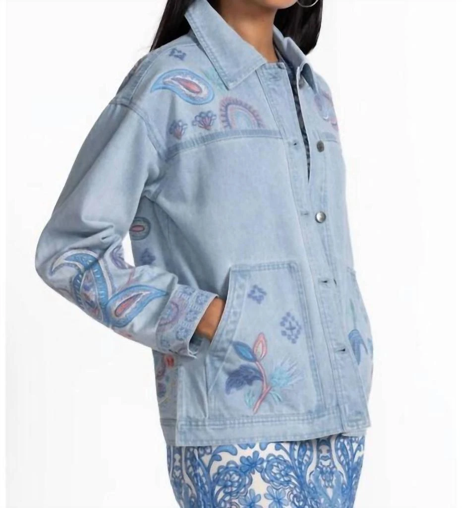 Johnny Was Johnny Was - TRAPUNTO DENIM CHORE JACKET NEILLY 2