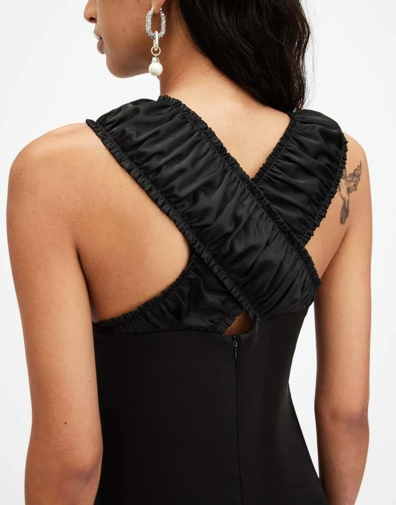 ALL SAINTS AllSaints Mahree maxi dress in black 2
