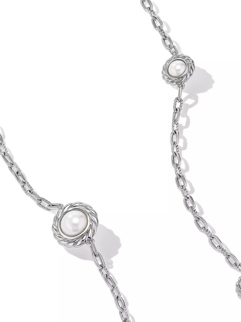 David Yurman Pearl Classics Station Chain Necklace in Sterling Silver 3MM 2