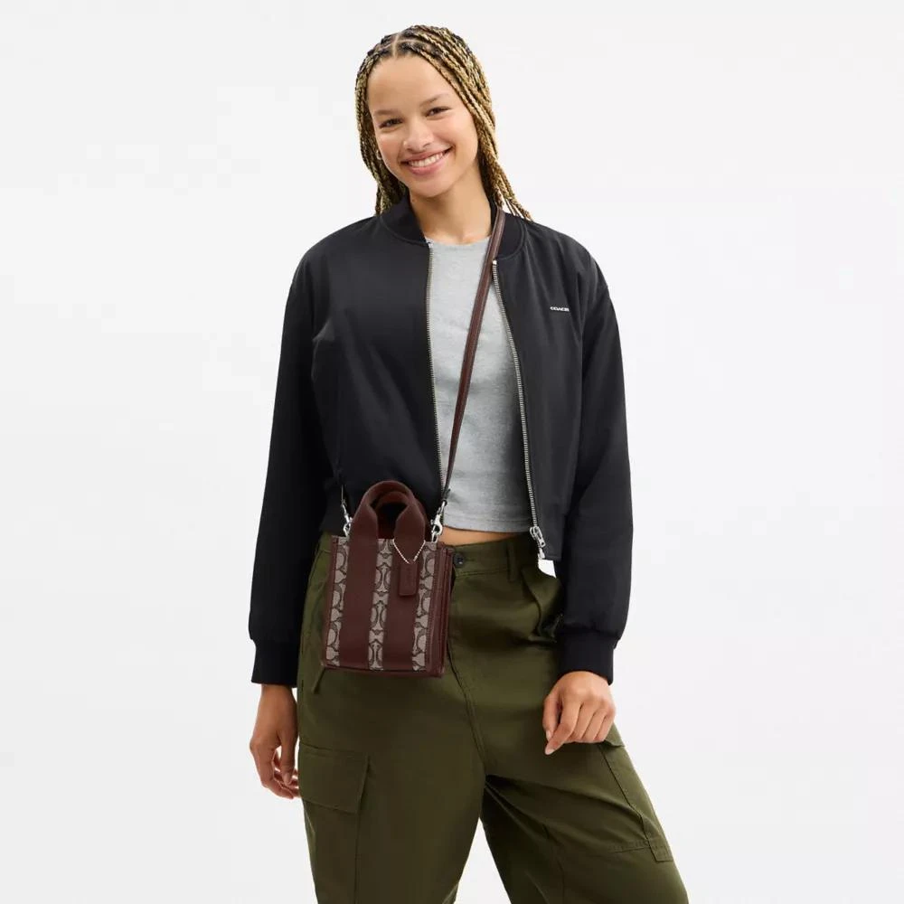 Coach Smith Mini Tote Bag In Signature Jacquard 2