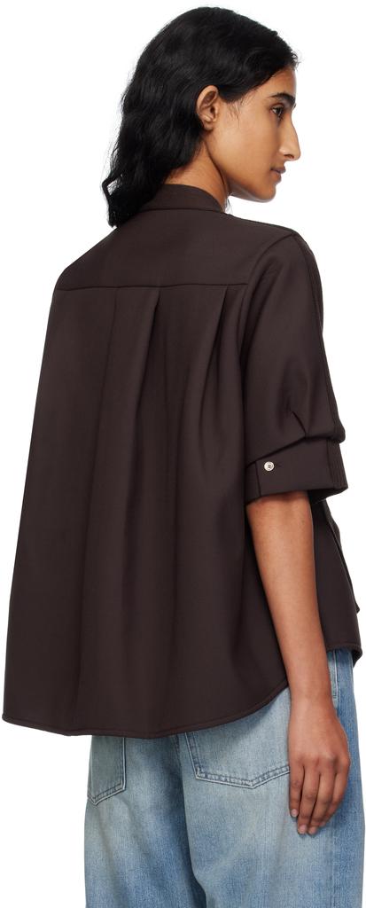 Shop Brown Suiting Mix Knit Cardigan on Sale at BeyondStyle – Get