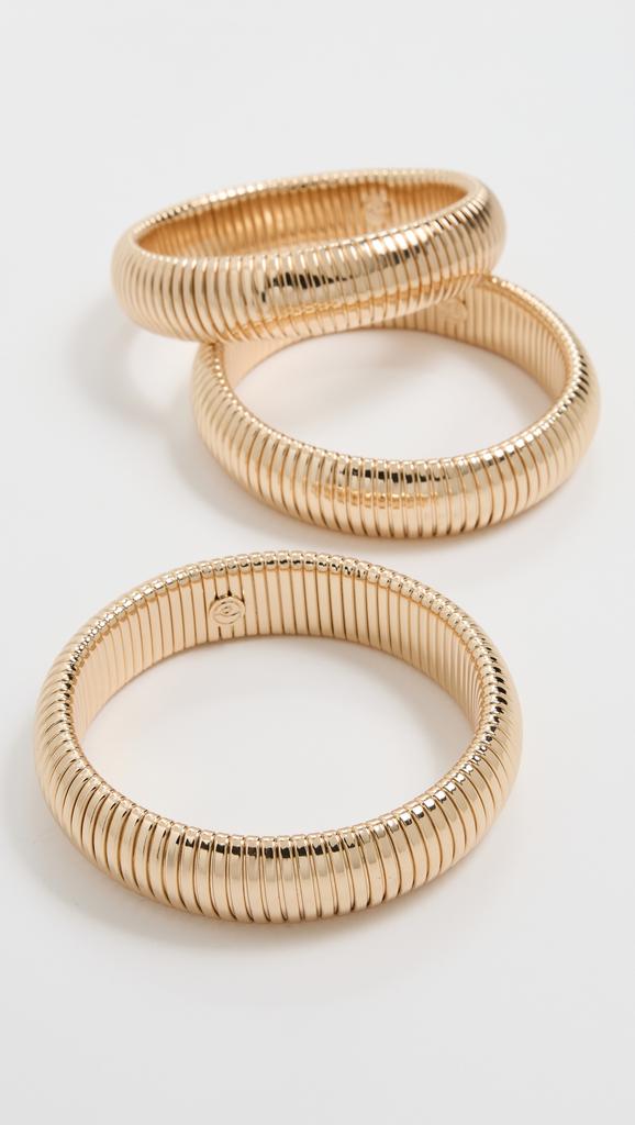 Ettika Jewelry Flex Snake Chain Stretch Bracelet Set