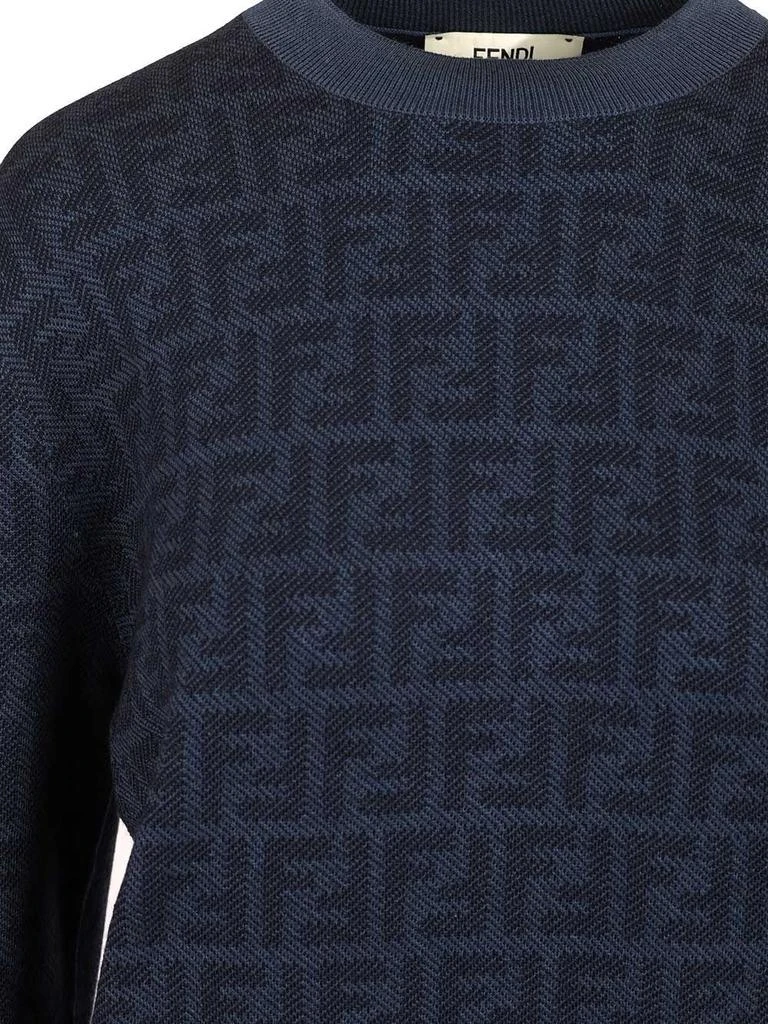 Fendi Fendi FF Jacquard Crewneck Jumper 4