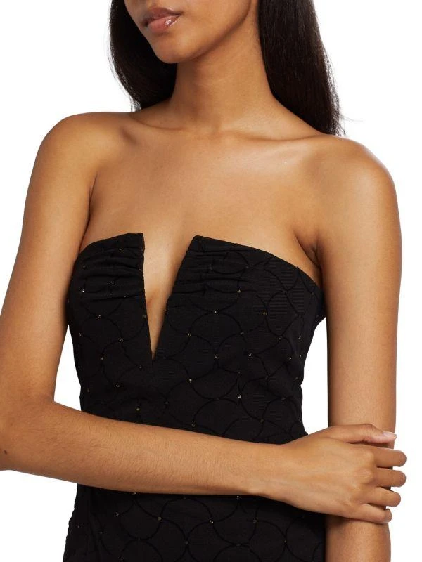 Ramy Brook Boaz Sequined Off-The-Shoulder Minidress 4