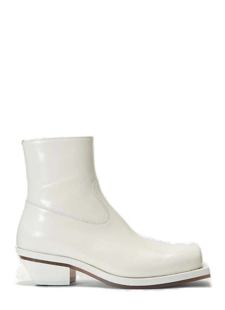ION ION Square-Toe Side-Zip Cowboy Boots 1