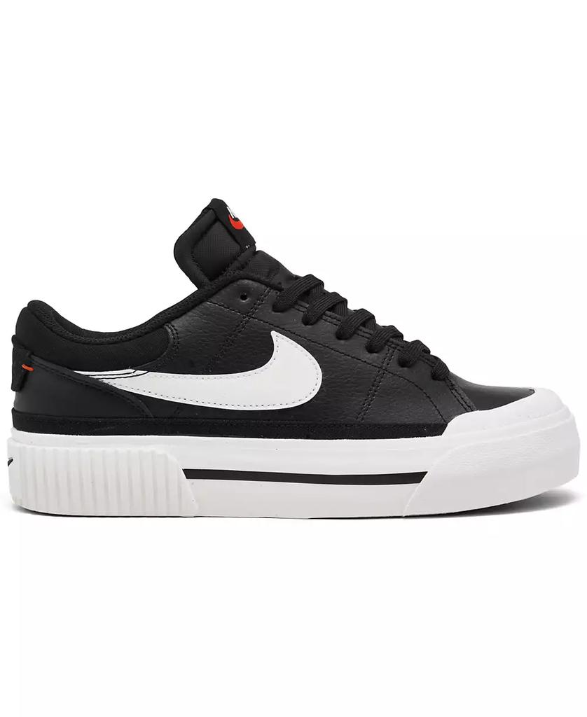 NIKE Women's Court Legacy Lift Platform Casual Sneakers from Finish Line