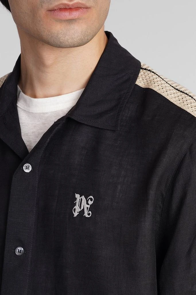 Palm Angels Palm Angels Logo Embroidered Long-Sleeved Shirt 3