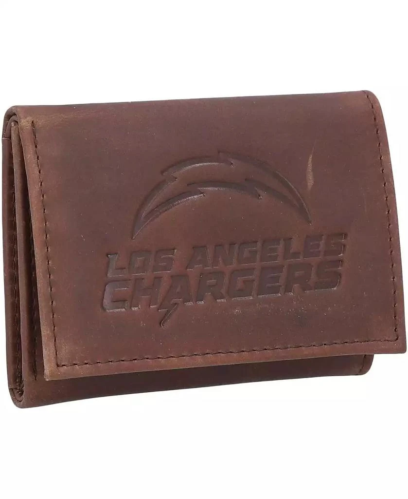 Evergreen Enterprises Men's Los Angeles Chargers Leather Team Tri-Fold Wallet 2