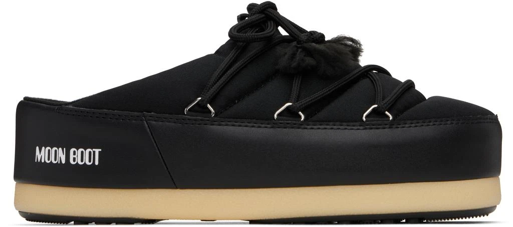 Moon Boot Black New Icon Nylon Mules 1