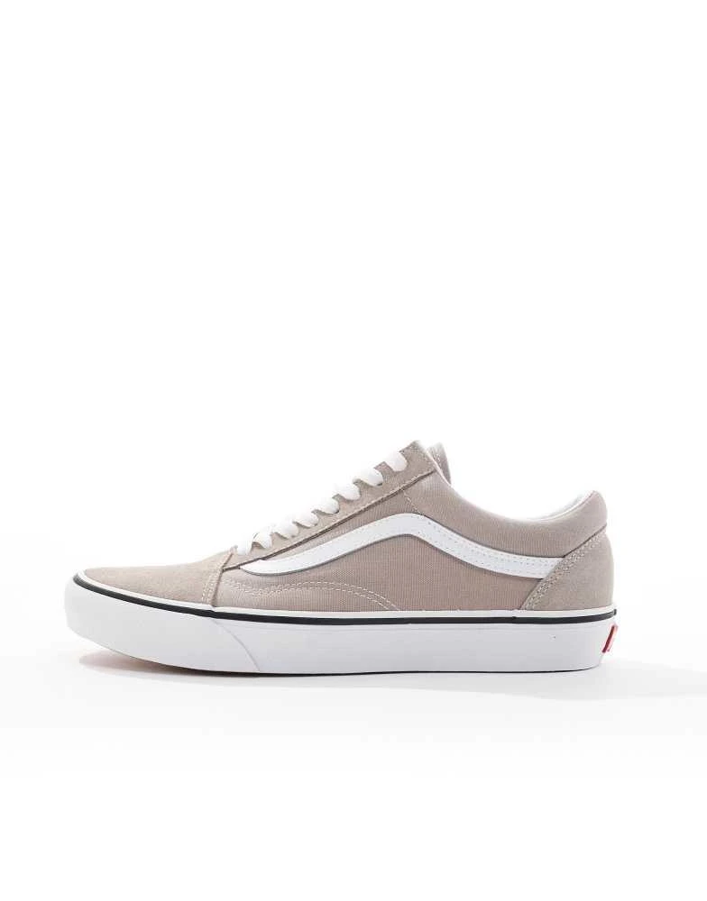 Vans Vans old skool trainers in light grey 2