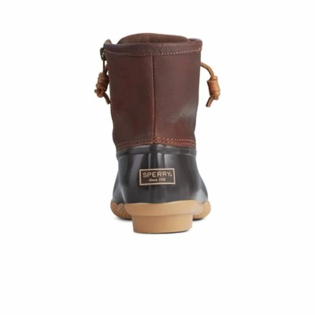 Sperry Women's Saltwater Duck Boot In Tan/dark Brown 3