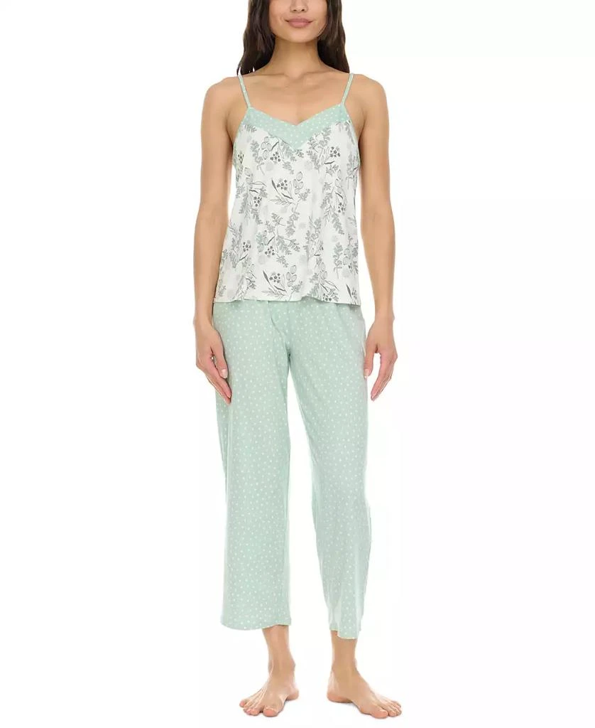 Flora Nikrooz Women's Amari 3-Pc. Cami, Shorts & Capris Pajama Set 1