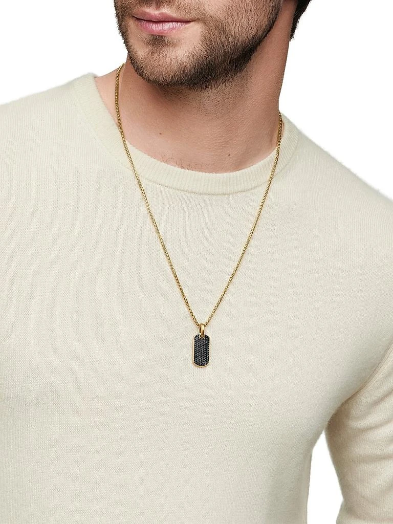 David Yurman Chevron Tag in 18K Yellow Gold 2