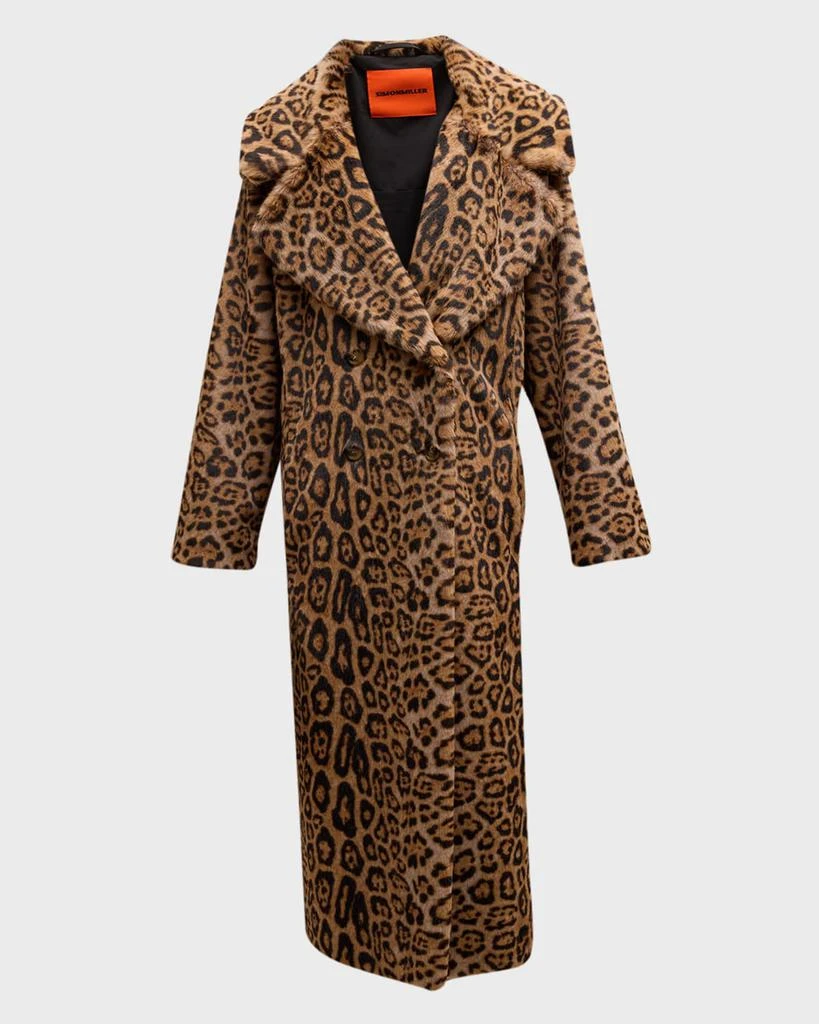 Simon Miller Jetz Cheetah Faux-Fur Coat 1