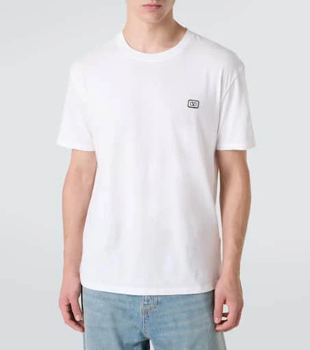 Valentino VLogo cotton jersey T-shirt 3