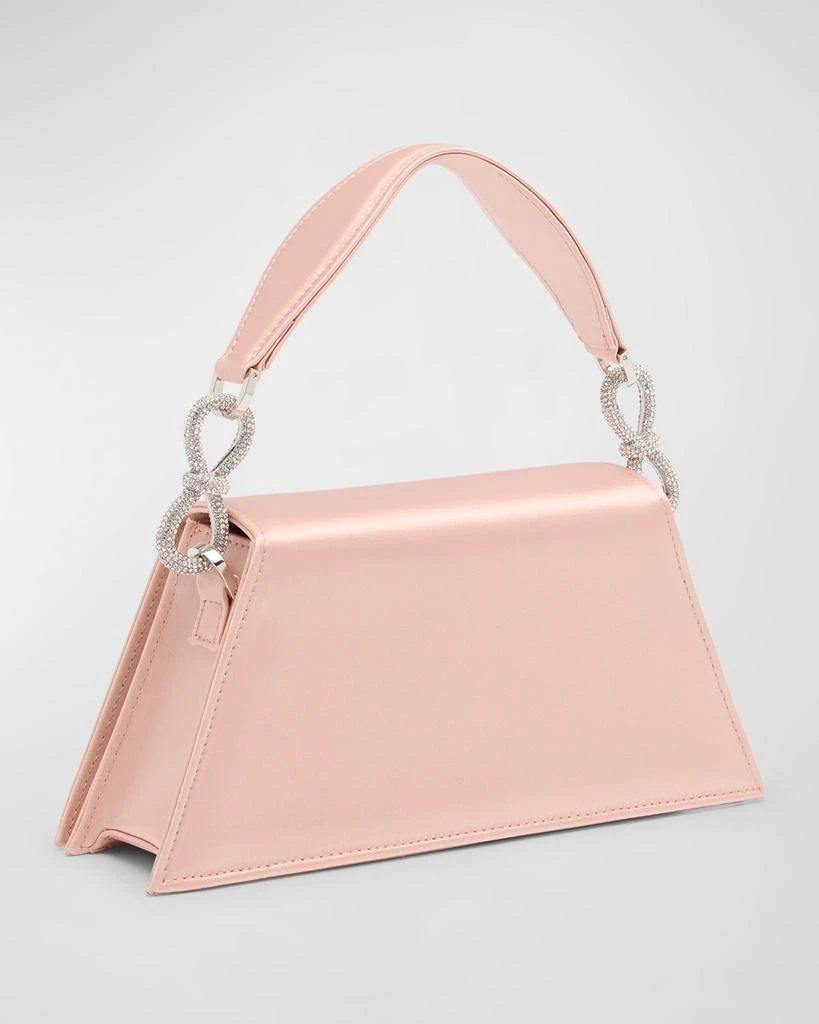 MACH & MACH Samantha Bow Satin Top-Handle Bag 6