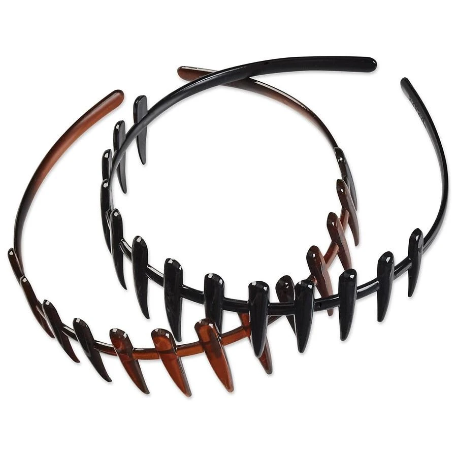 Scunci Flexible Plastic Tiger Tooth Headbands 1