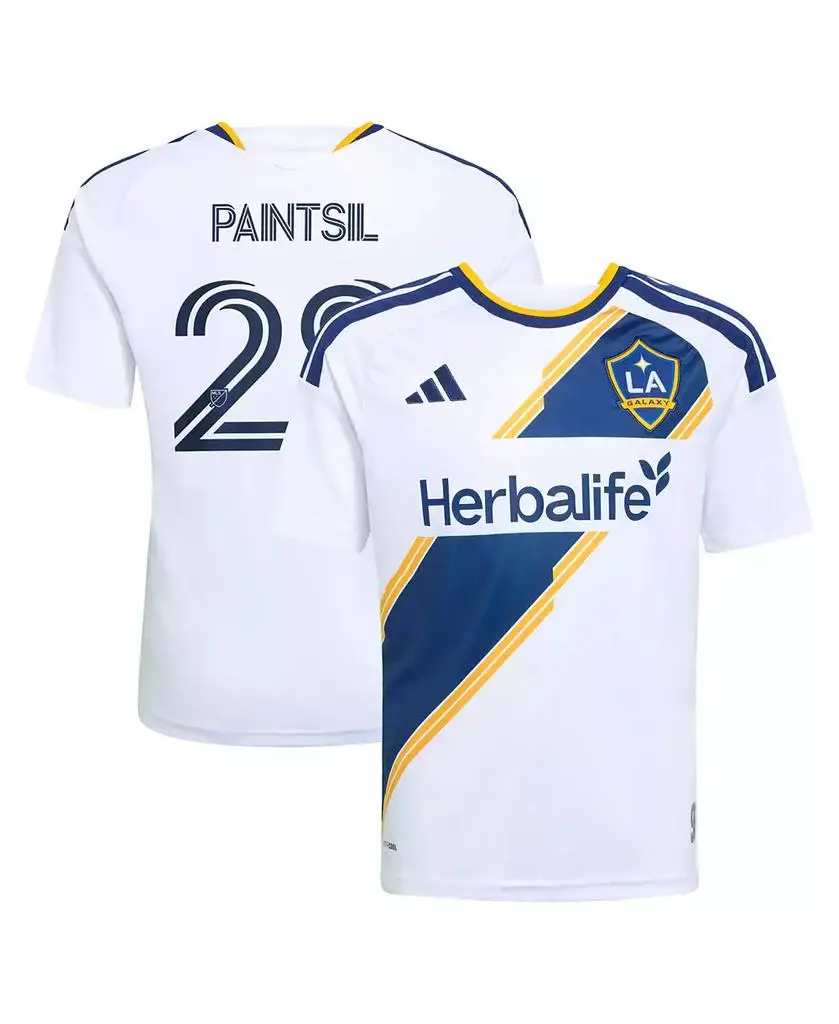 Adidas Big Boys and Girls Joseph Paintsil White LA Galaxy 2026 The Velocity Kit Replica Jersey