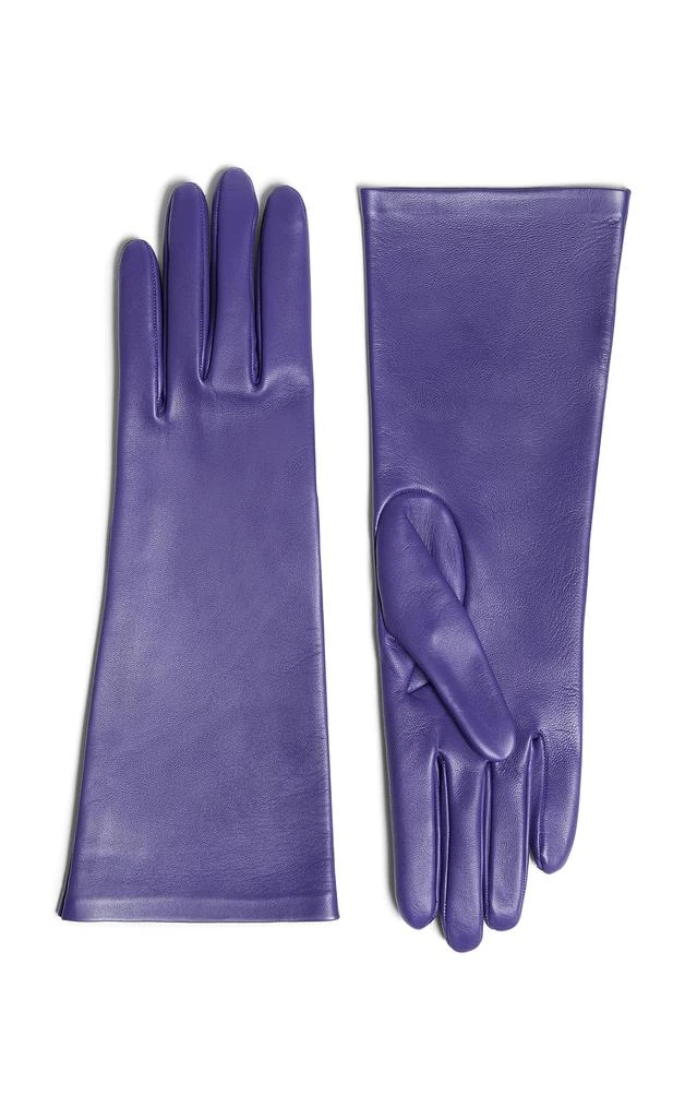 Khaite Khaite Remo Mid Leather Gloves - Moda Operandi