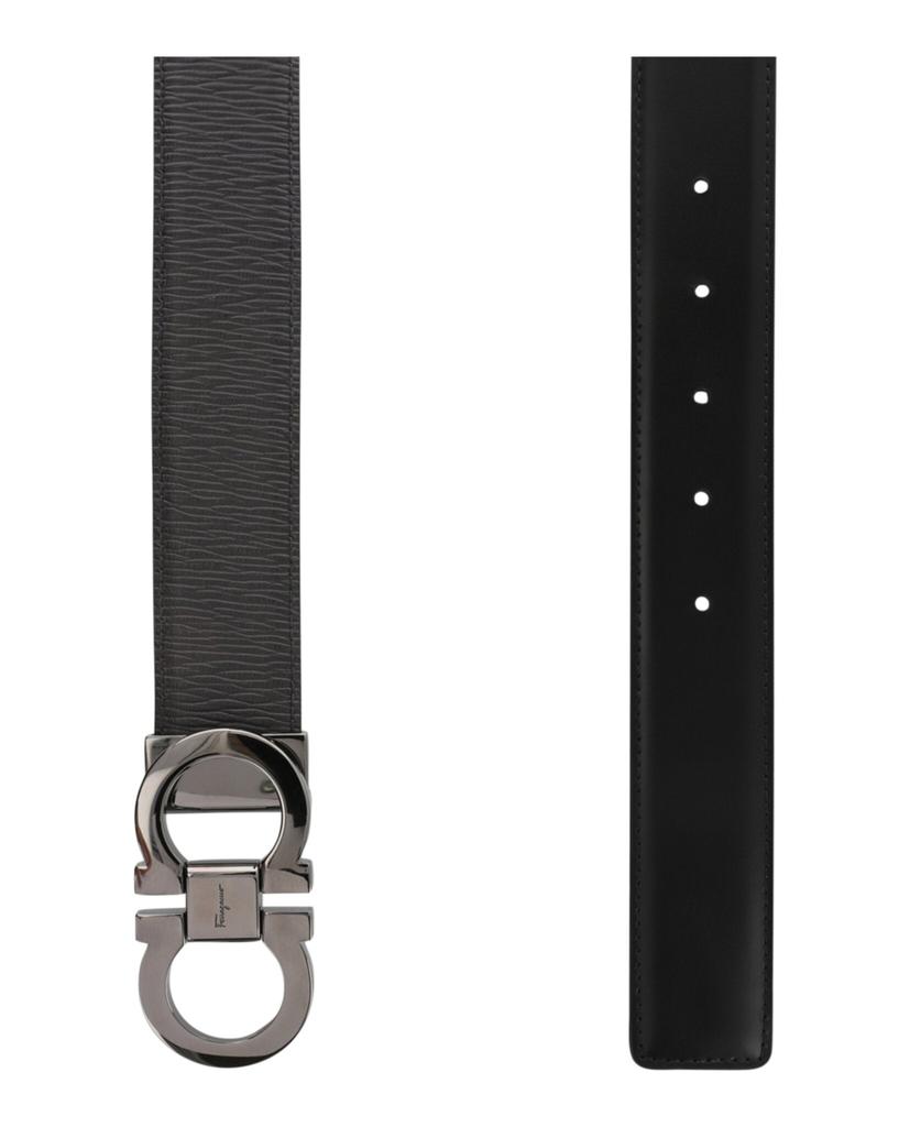 Salvatore Ferragamo Gancini Leather Belt