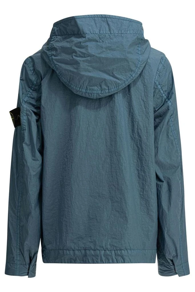 Stone Island Junior Stone Island Junior Zip-Up Hooded Jacket 2