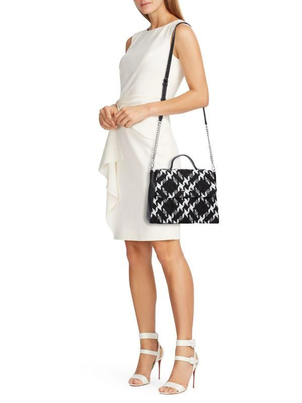 Karl Lagerfeld Paris Women's Charlotte Satchel Bag - Stylish Everyday Handbag For Work & Travel