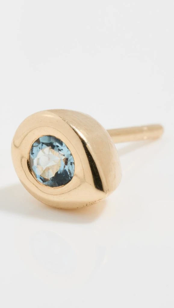 Marlo Laz 14k Gemma Pear Aquamarine Studs 4