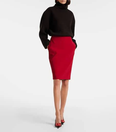 Yves Saint Laurent Amalia 110 crêpe satin slingback pumps 3