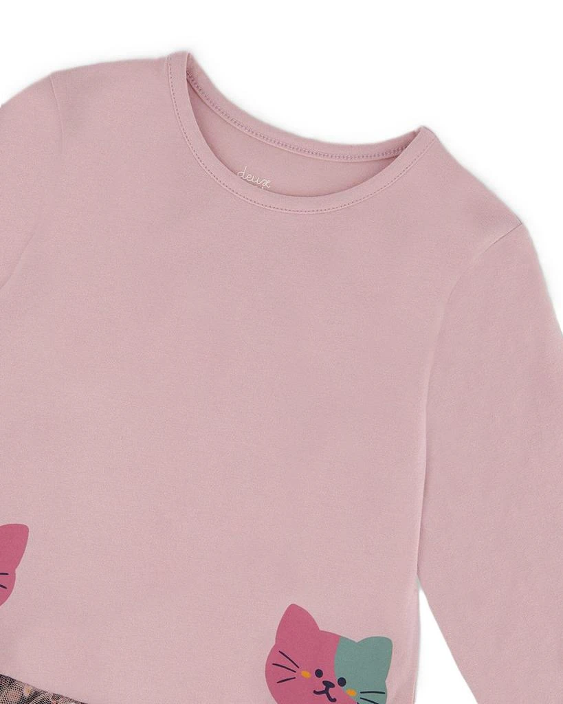 Deux par Deux Girls
 Bi-Material Dress - Baby 4