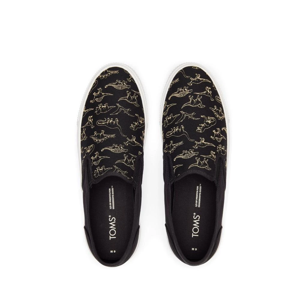 TOMS Shoes Baja Glow-in-the-Dark Dinosaur Slip On Sneaker 5