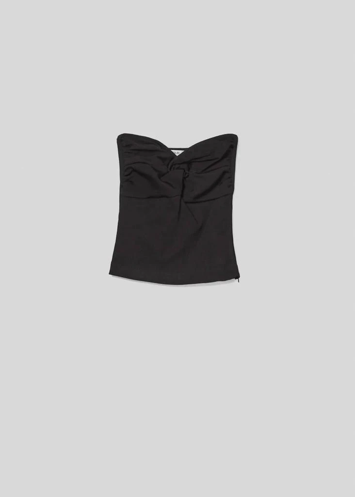 AGOLDE Tonia Tube Top In Black 5