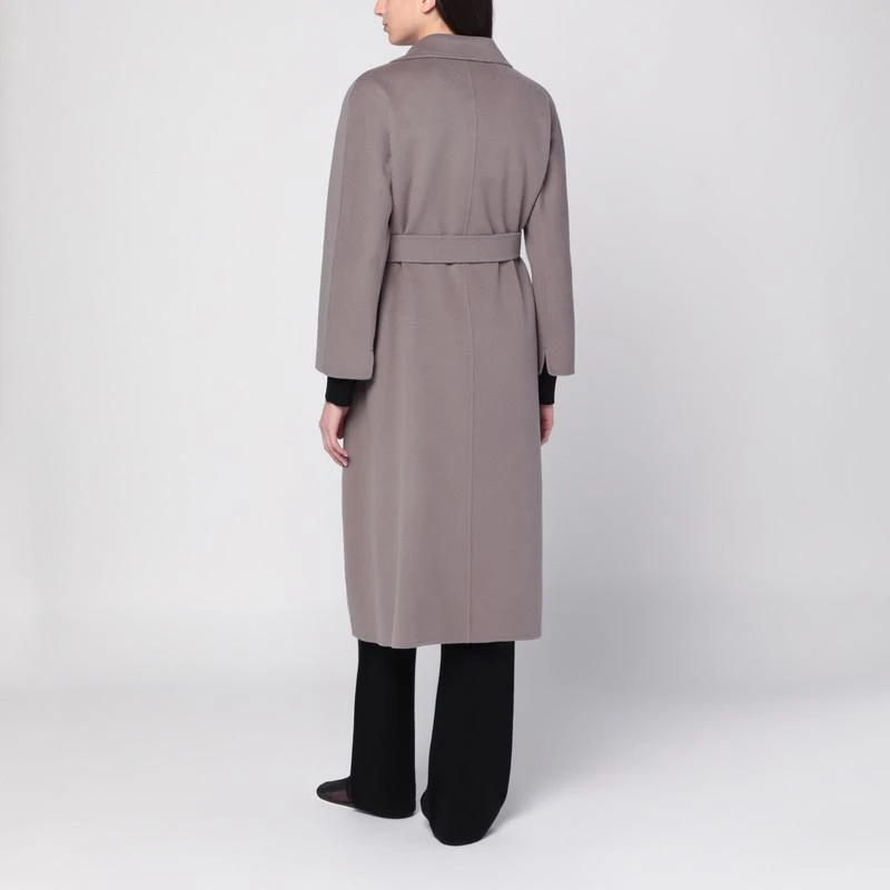 Max Mara Grey midi coat in wool drap 3