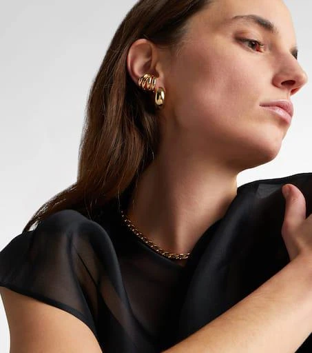 Jennifer Fisher Dylan gold-plated huggie earrings 2