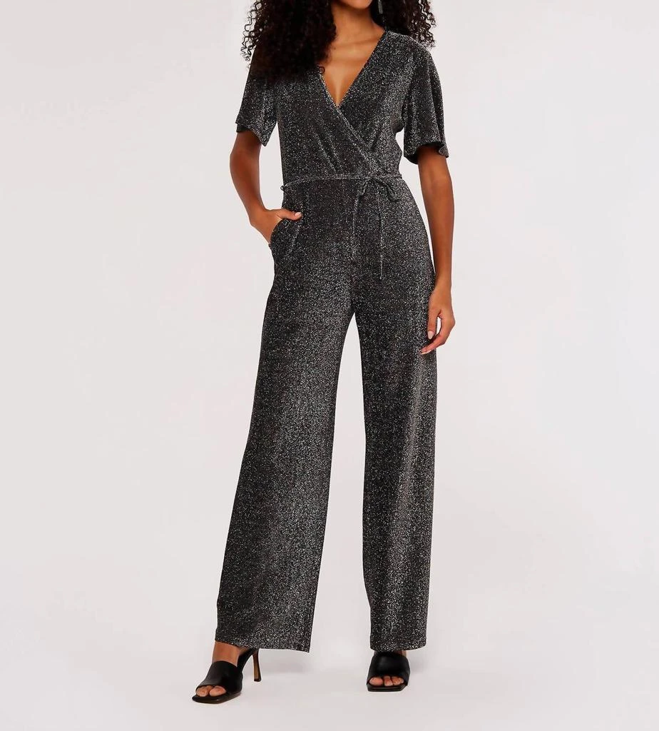 Apricot Apricot - Sparkle Angel Sleeve Jumpsuit 2