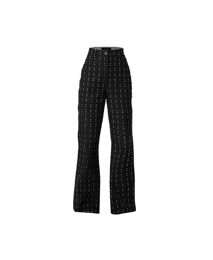 Ivonne Women
s Textured Wide-Leg Jeans 5