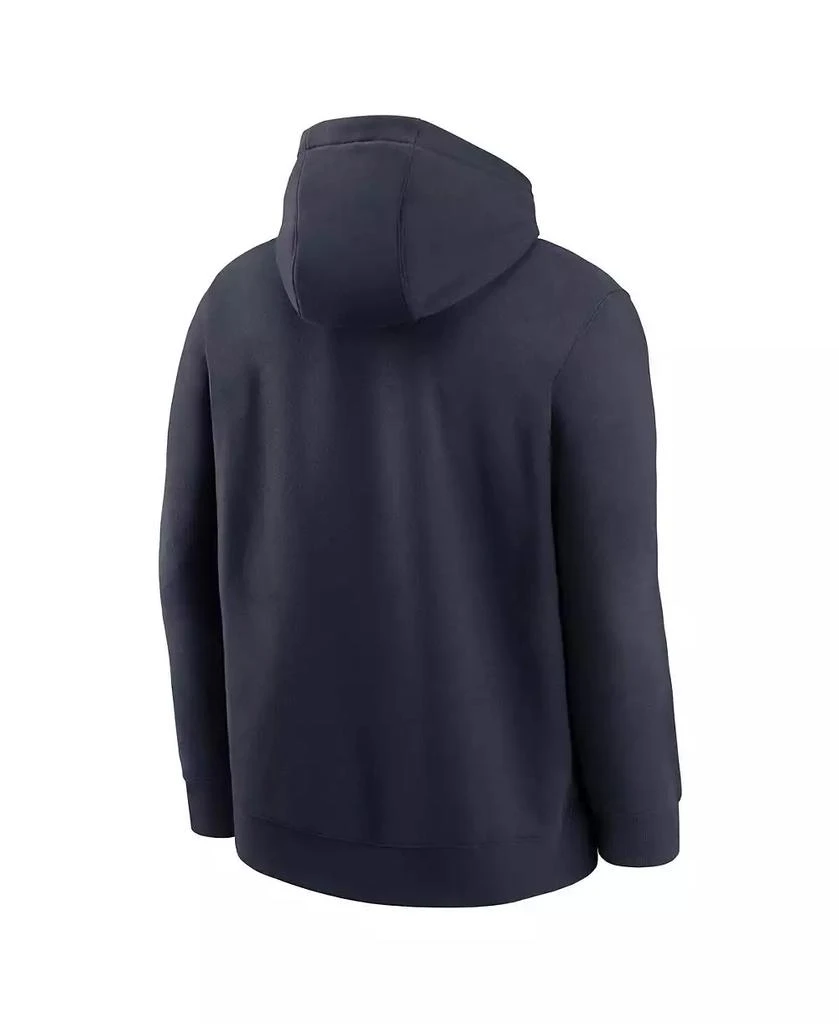 NIKE Men's Navy Chicago Bears Rewind Club Logo Pullover Hoodie 3