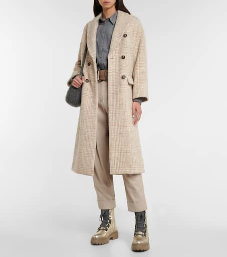 Brunello Cucinelli Metallic leather lace-up boots 2